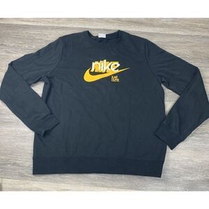 Nike Just Do‎ It Women's Sweater Black FN3628-010 Size M